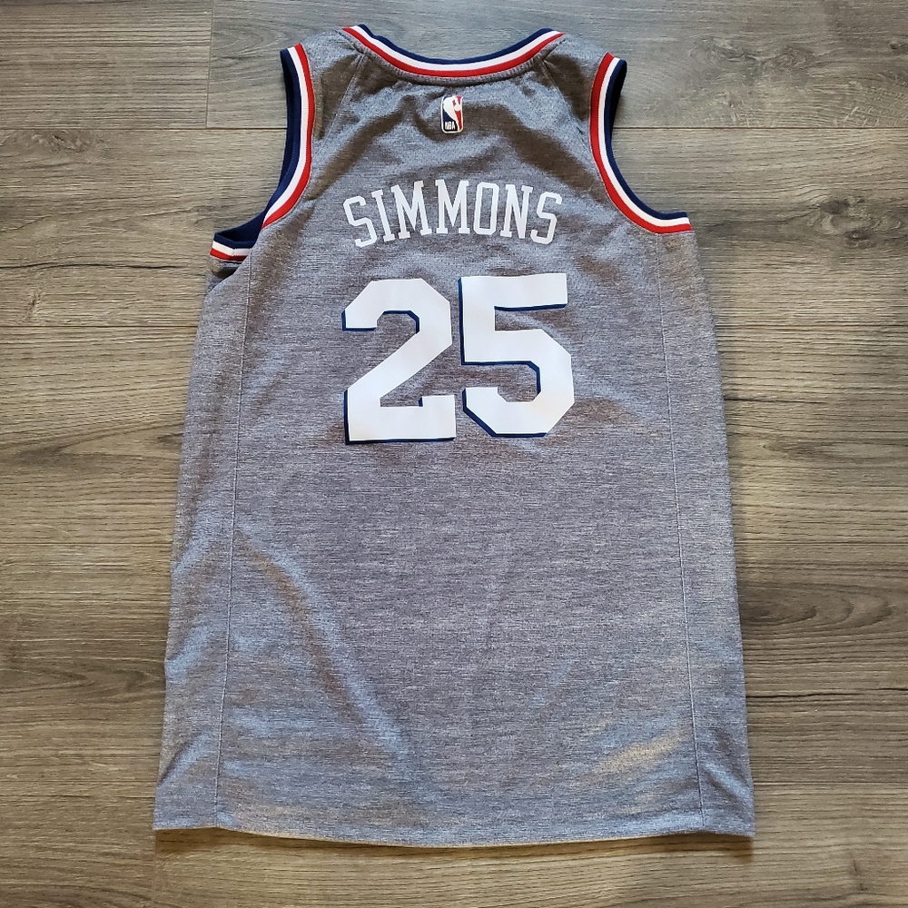 Nike Ben Simmons Philadelphia 76ers Sixers City Edition Jersey Mens Size 40 Smal - Picture 4 of 4